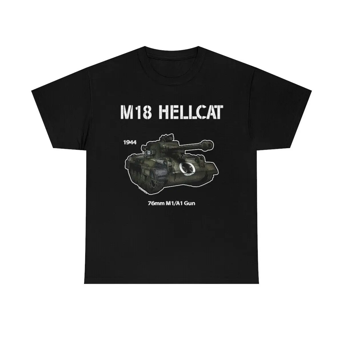 M18 Hellcat Tank T-Shirt Wwii Us Army