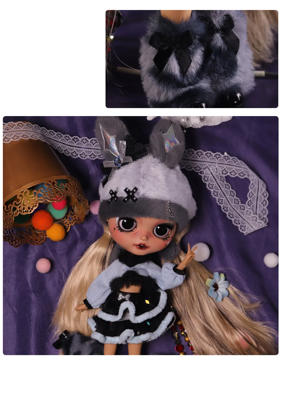 Outfits für ICY DBS Blyth Puppenkleid Siuit 1/6 BJD Azone S Anime Mädchen Geschenkspielzeug – Detail 8