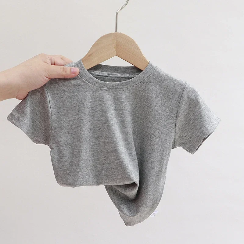 Infant Clothing Summer Baby Boys Cotton Printing Short Sleeve Kids Girls Breathable Casual T-shirts Fashion Girl Tops 1-3Y 3