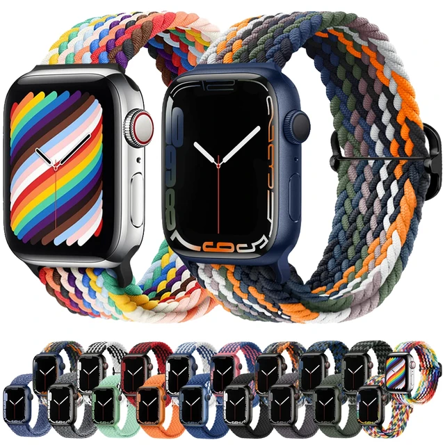 Bracelet Apple Watch Séries 1 à 8, Ultra et SE, en Nylon Tressé