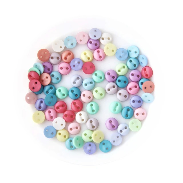 Resin Craft Buttons for Sewing, Assorted Sizes Red Buttons for DIY Crafts,  Children's Manual Button Painting, DIY Handmade Ornament, About 600 Pcs