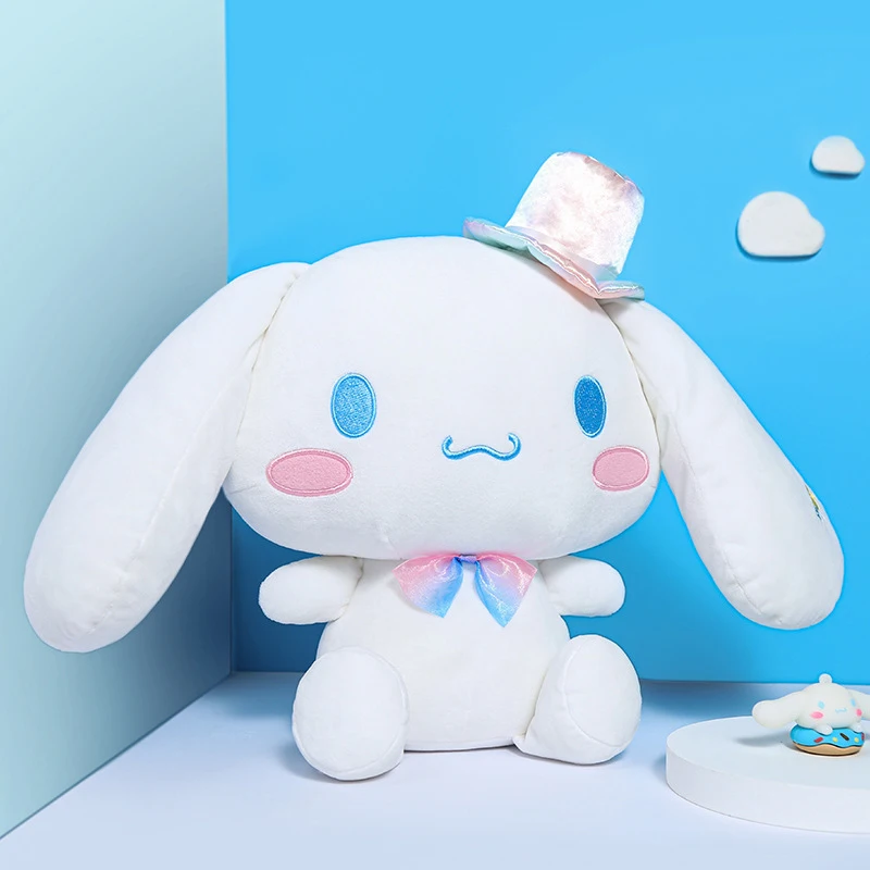 산리오 카와이 다채로운 시나모롤 봉제 인형 피규어 장난감, 귀여운 부드러운 박제 동물 베개, gf 어린이 선물, 25cm 신제품