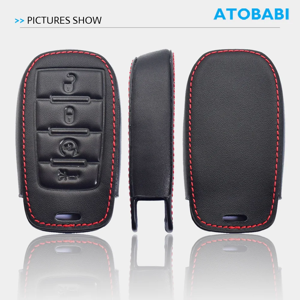 Key Fob Cover For Dodge RAM 2018-2022 - Carbon Fiber Grain Protective Shell