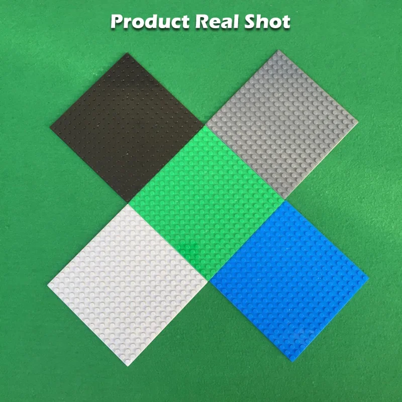 32x32 32x16 16X16 Punkte Klassische Grundplatten MOC DIY Kunststoff Ziegel Grundplatten Stadt Bausteine figuren Bau Spielzeug – Detail 18