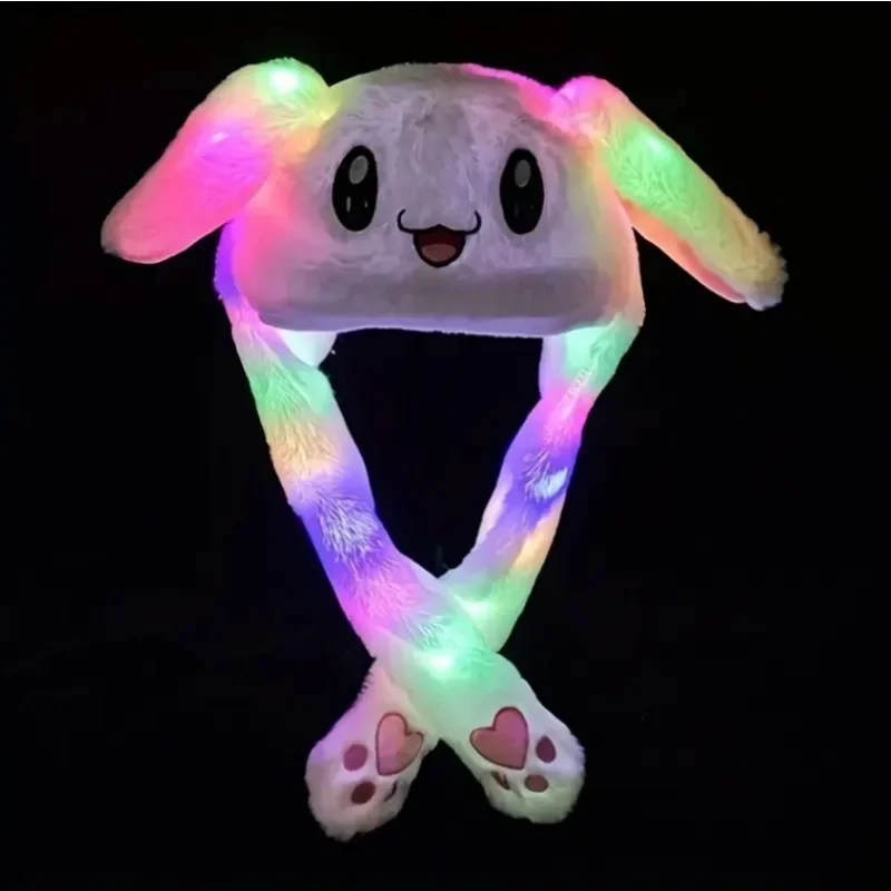 LED Glowing Bunny Hat for Women Girls Cosplay