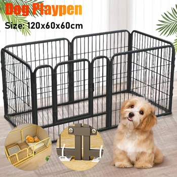 Dog Fence Playpen Foldable Exercise