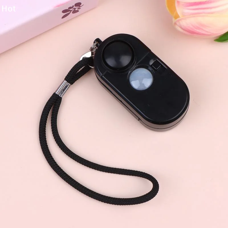 1Pc 휴대용 미니 모션 감지기 알람 120DB 사이렌 SOS 손전등 LED 라이트 보안 여행 홈 어린이 안전 개인 알람