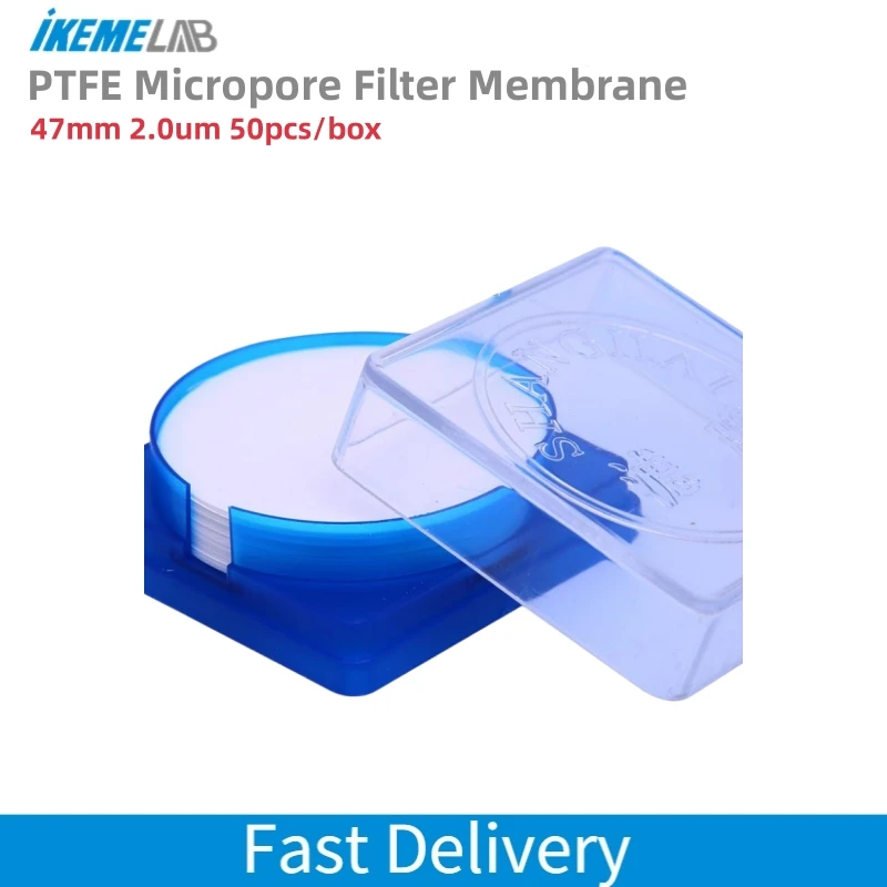 PTFE Micropore Membrane Filter 50 Pieces 47mm 2um