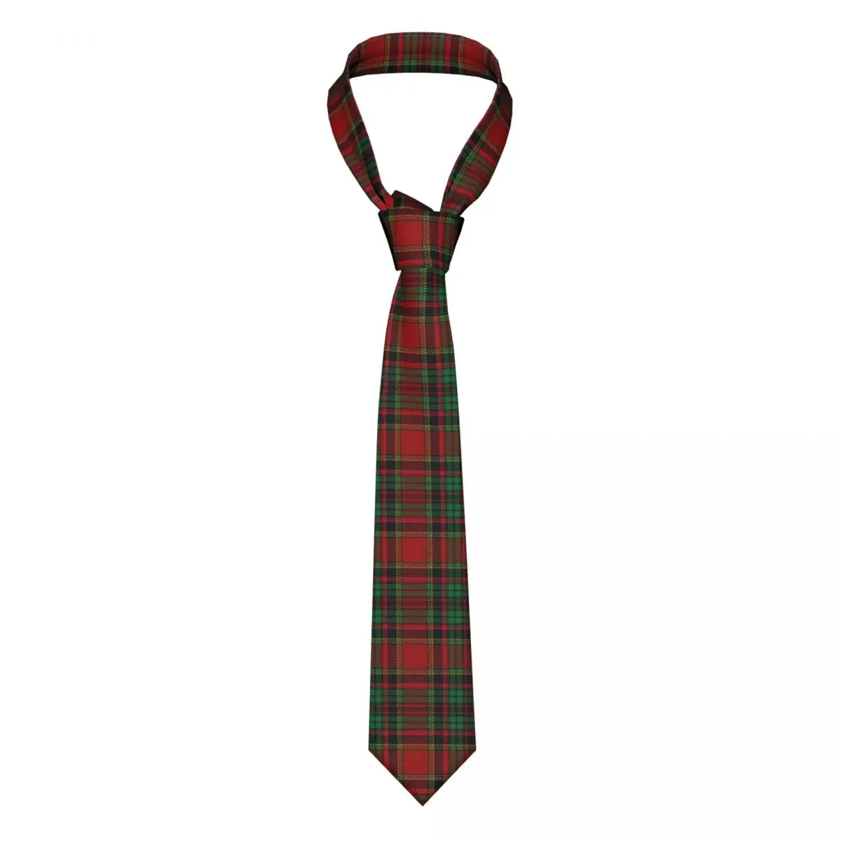 

Casual Arrowhead Skinny Tartan Plaid Scottish Christmas Necktie Slim Tie For Men Man Accessories Simplicity For Party Formal Tie