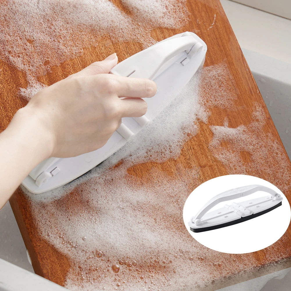 KitchenSpongeStoveCleaningBrushesFoldableWithHandleWashing