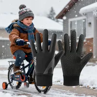 1 paire de gants de sport chauds d'hiver pour enfants, mitaines résistantes à l'eau par temps froid pour enfants de 5 à 13 ans, garçons et filles 1