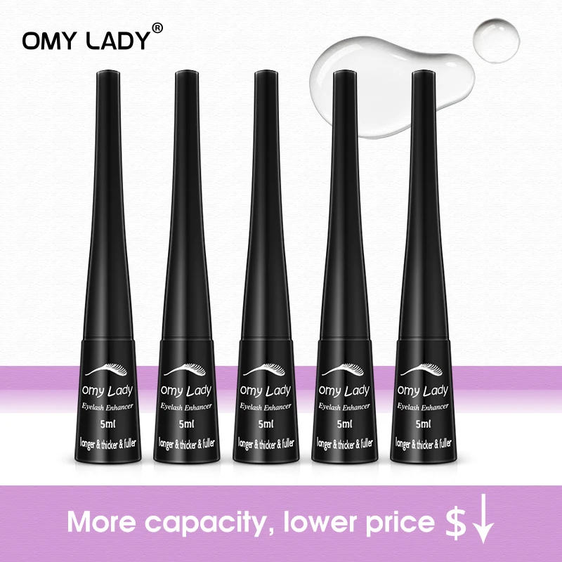 

5PCS OMY LADY Eyelash Enhancer 100% Original Eyelash Growth Treatment Serum Plant Medicine Eye Lash Mascara Lengthening Longer