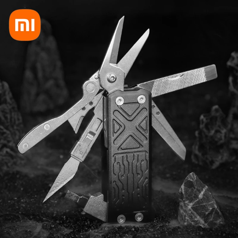 

Новейший Карманный Мультитул Xiaomi NexTool E1 10 в 1 многофункциональные инструменты для повседневного использования Сменные ножи для резьбы складные ножницы для дома