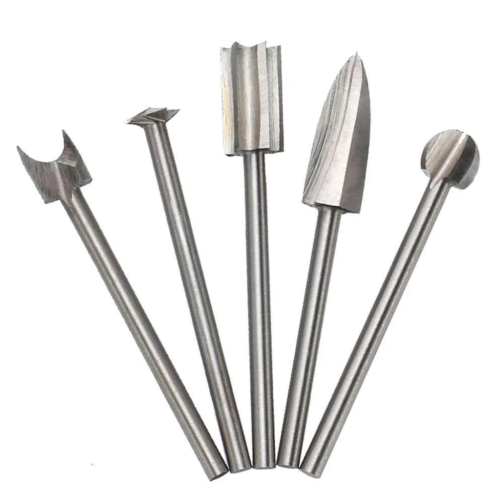 

Woodworking Carving High-Speed Steel Drill Bits Wood Grinding Engraving Milling Cutter Tools Professional Hand Tool Set