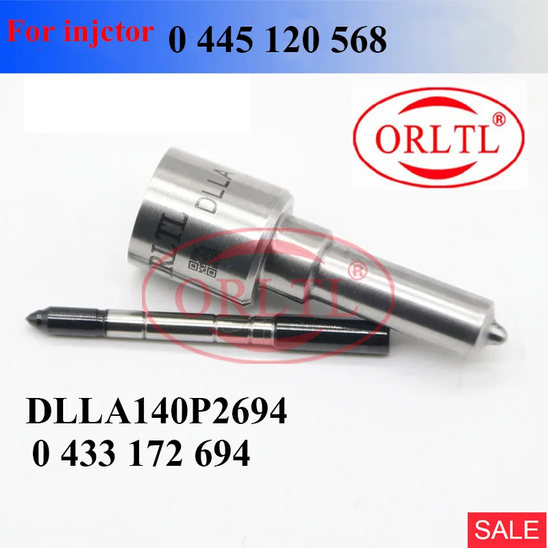 

ORLTL for 0445120568 0 445 120 568 DLLA140P2694 0 433 172 694 Commmon Rail Nozzle DLLA 140P 2694 0433172694