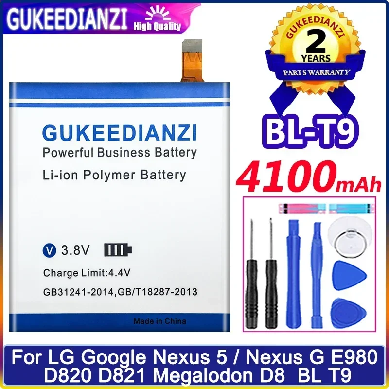 

4100mAh Replacement Phone Battery For LG Nexus 5 For Nexus5 E980 For Nexus G D820 D821 BL-T9 BLT9 Batteries With Tools