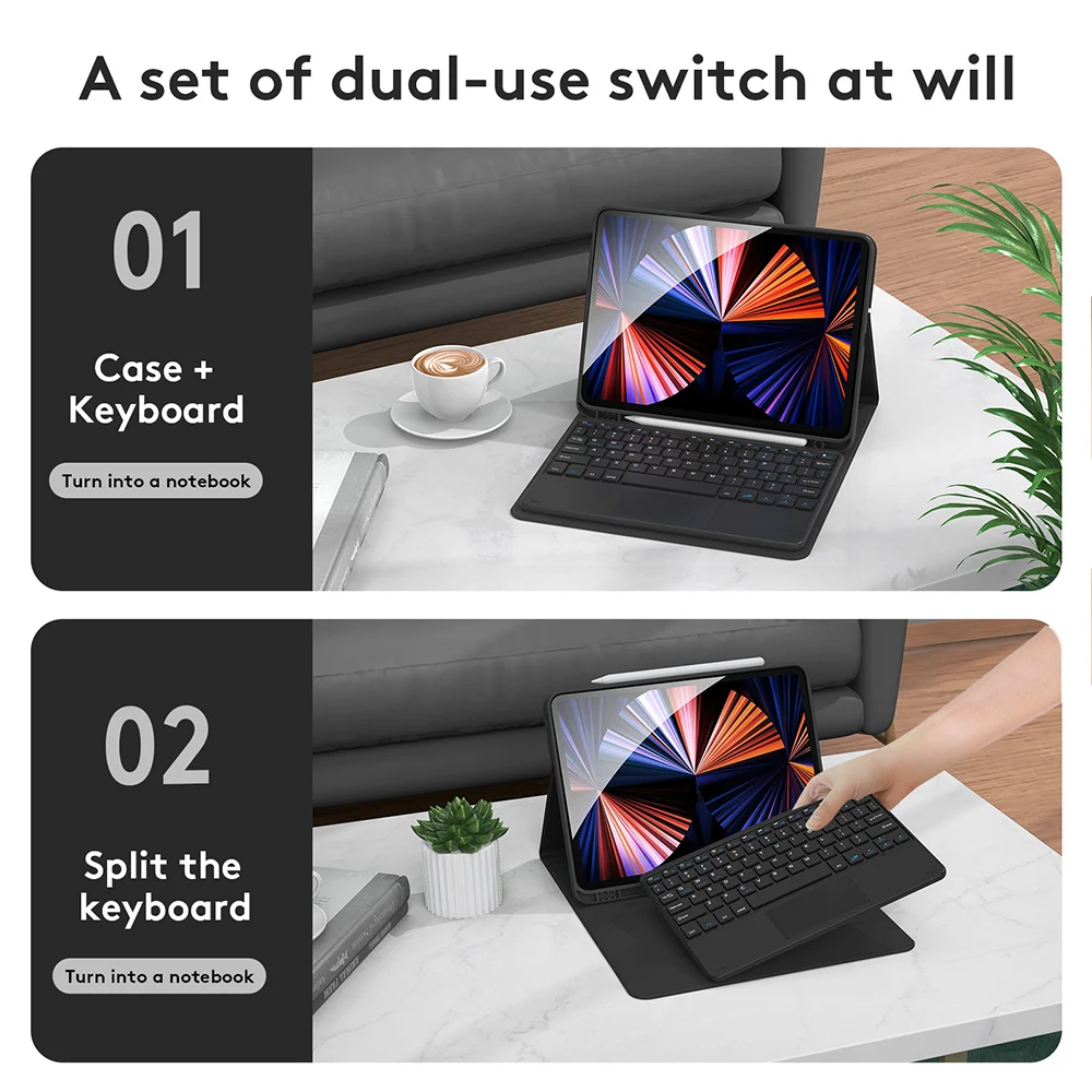 Premium Detachable Keyboard Case