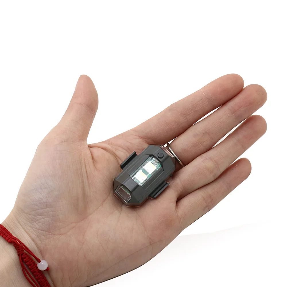 Motorcycle Turn Signal Light Strobe Light Universal LED Anti-collision Warning Light Mini Signal Light Drone with Strobe 7 Colors Turn Signal Indicator Motorcycle