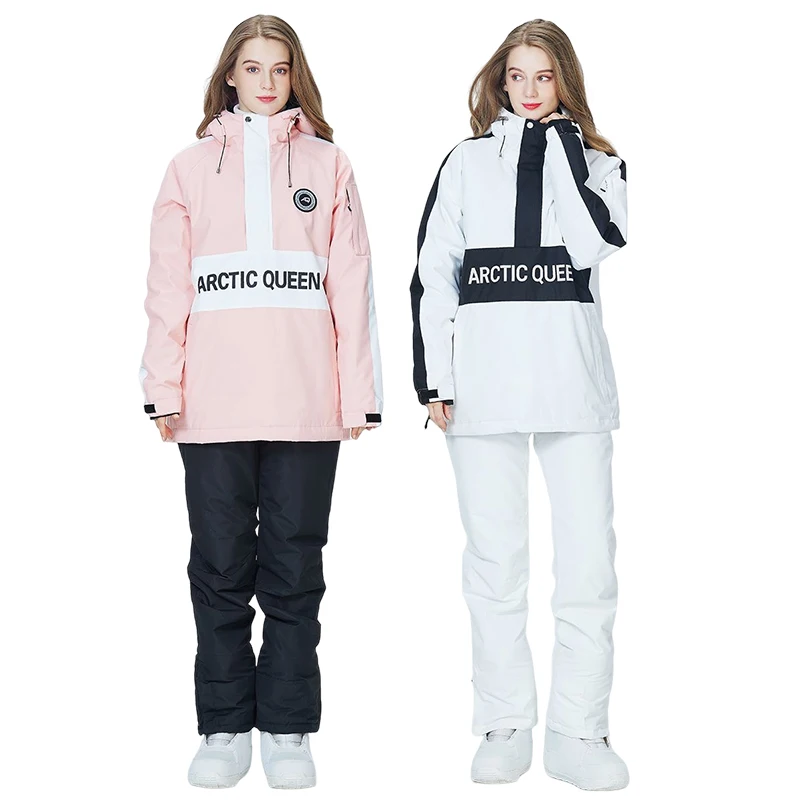 

New Boys&Girls Ski Suit Waterproof Pants+Jacket Set Winter Snow Suit Windproof Waterproof Snowboard Thickened Clothes Ski Suit