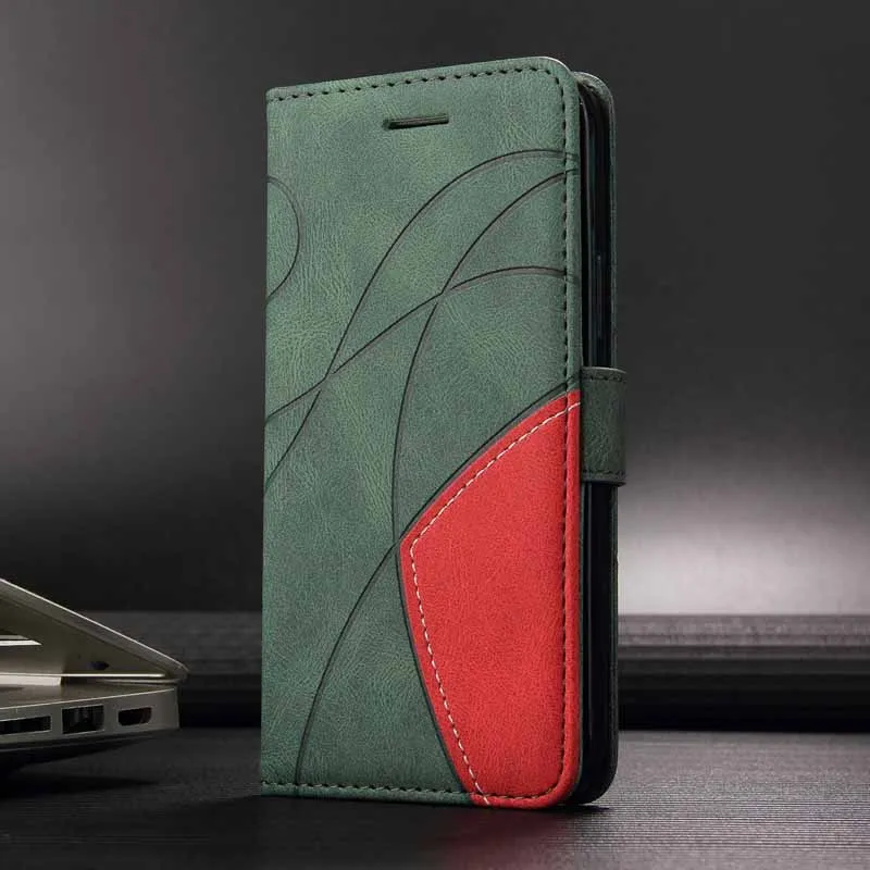 Leather Flip Wallet Phone Cover with Card Holder