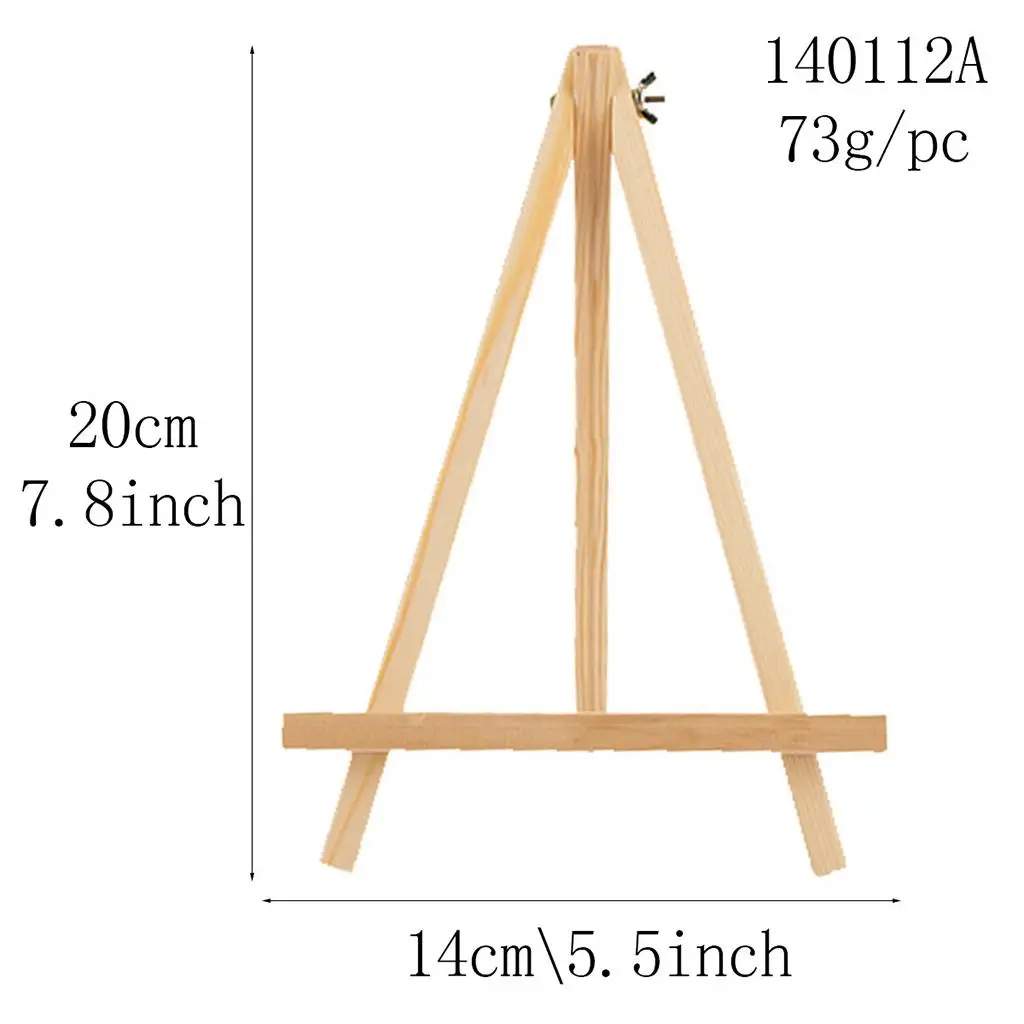 Adjustbale Natural Wood Tripod Easel Picture Photo Painting Display Portable Tripod Holder Stand for Kids Artist Beginners