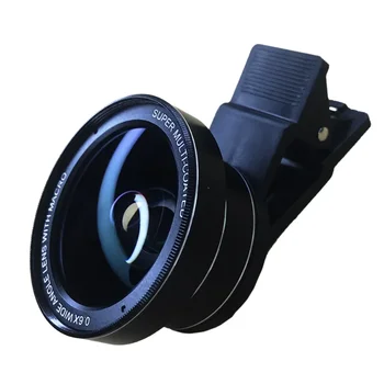 Kit di lenti professionali HD per fotocamera smartphone 0.6X grandangolare 0.45X macro 15X 12.5X per Xiaomi Mi A1