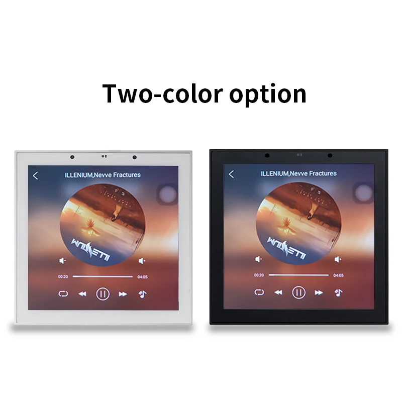 와이파이 블루투스 벽 앰프 풀 스크린 터치 앰프, 지능형 홈 시어터 오디오 시스템, 4 인치