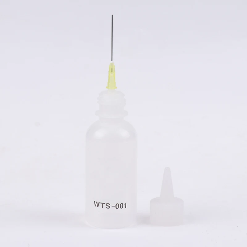 【F2】1 Stück 50ML WTS-001 Flüssiger Kunststoffalkohol mit Nadel für Spender, Rosin-Lötfüllpaste für die Reparatur von Telefon-PCBs – Detail 9