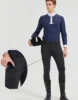 Professional Men's Equestrian Pants Full Silicone Anti-Slip Horse Riding Sports Pants Elastic Quick-Dry Horseback Riding Pants M 3