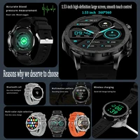 2025 New Bluetooth Call Smart Watch Men For Huawei AMOLED HD Large Screen Heart Rate NFC IP68 Waterproof GPS Sports Smart Watch 2