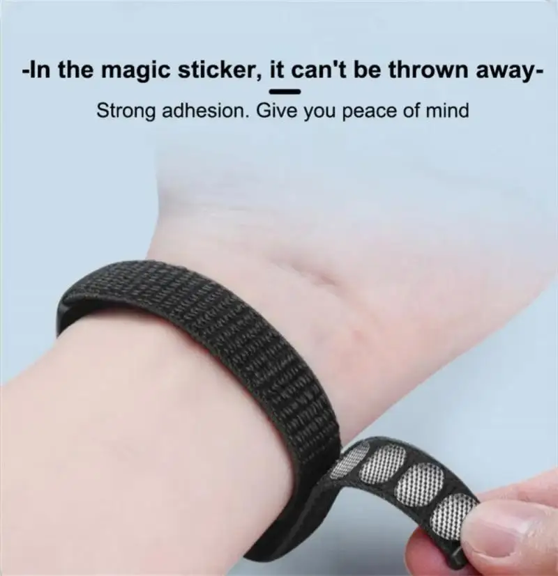 Nylon Strap For Xiaomi Mi Band 4/5/6/7 Bracelet Wristband Sports Breathable Bracelet For Miband 4/5/6/7 Replacement Correa Strap 5