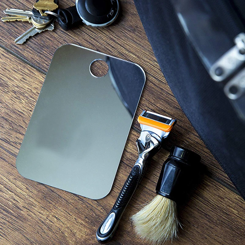 อะคริลิค Anti หมอกกระจกโกนหนวด Fogless กระจก Washroom อุปกรณ์เสริมสําหรับผู้หญิงแต่งหน้า Man โกนหนวดห้องน้ําเครื่องมือ 1