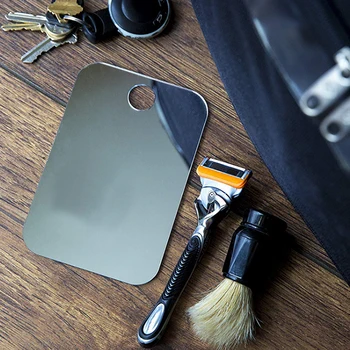 อะคริลิค Anti หมอกกระจกโกนหนวด Fogless กระจก Washroom อุปกรณ์เสริมสําหรับผู้หญิงแต่งหน้า Man โกนหนวดห้องน้ําเครื่องมือ 1