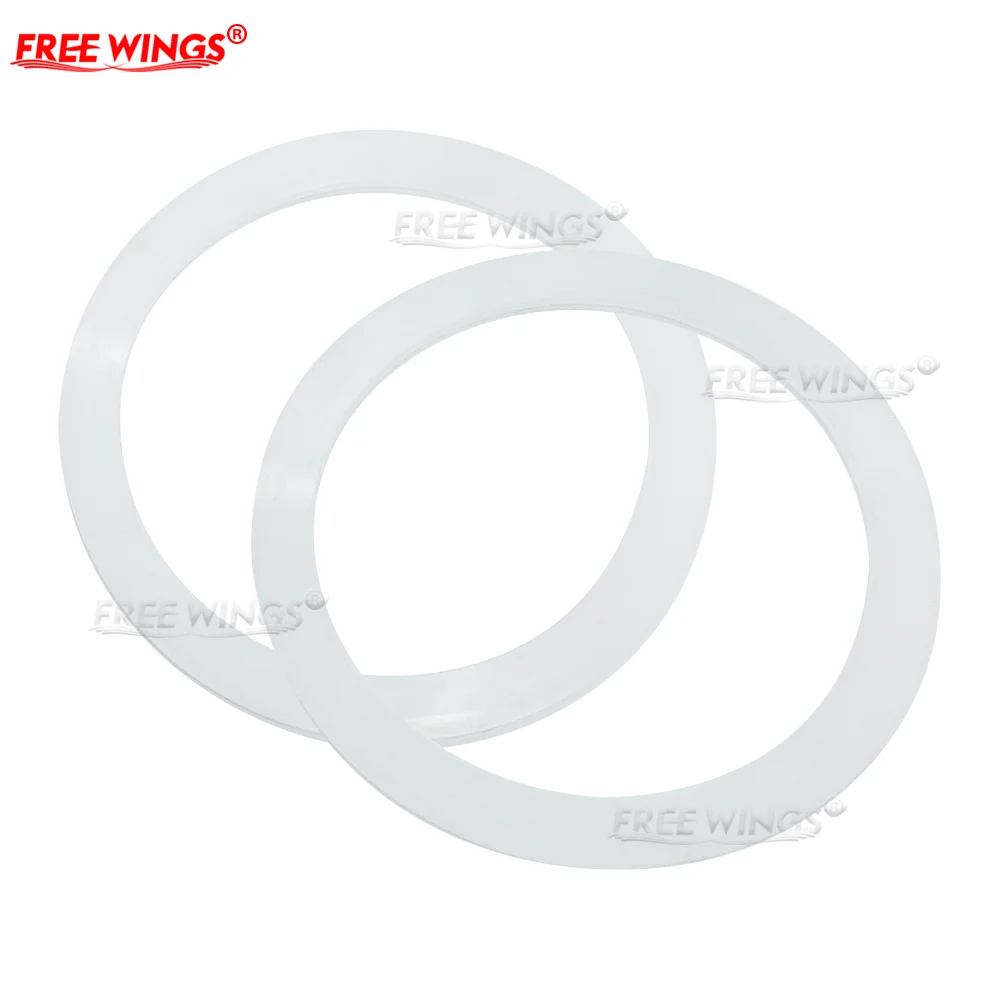 

50PCS Customization White Flat Seals of Soft Silicone OD144mm ID133mm Thickness5.0mm/6.0mm