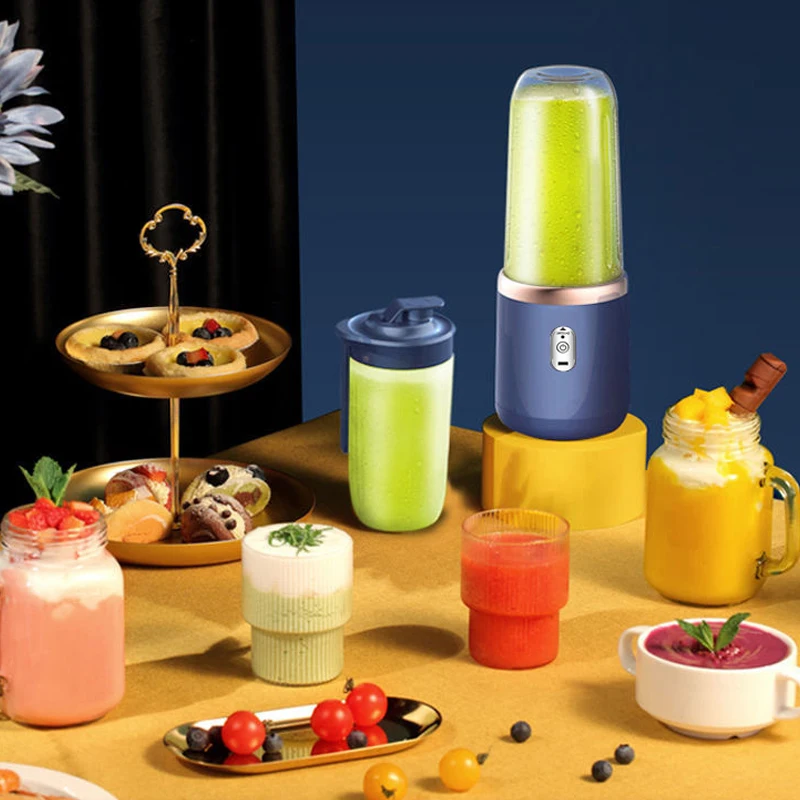 1pc Portable Electric Small Juice Extractor Household Multi Function Juice Cup Mixing And Auxiliary Food