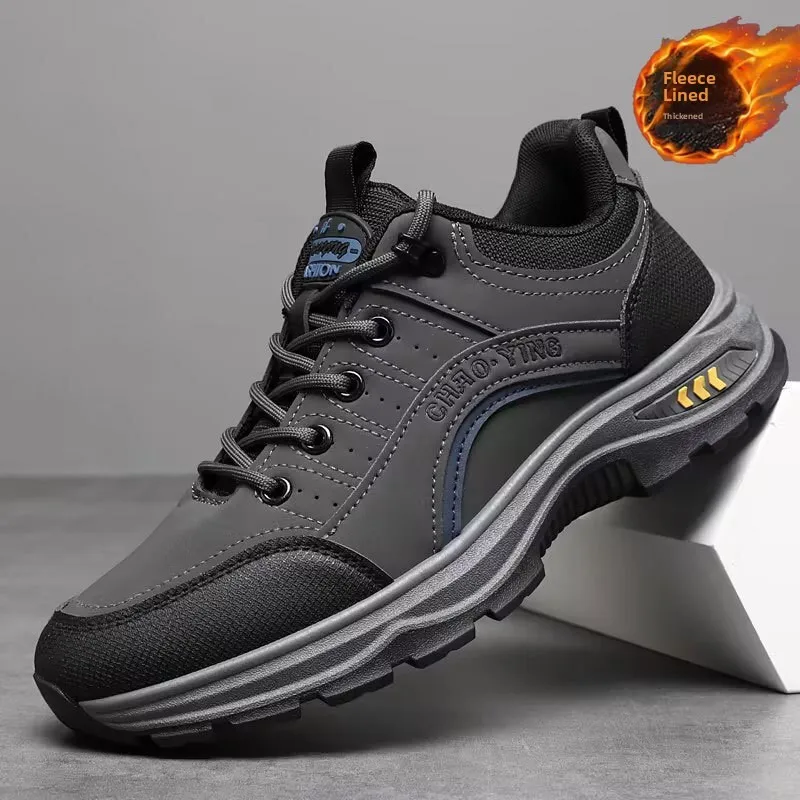 ربيع 2025 أحذية رجالية عصرية للرياضات الخارجية كاجوال مضادة للانزلاق ومقاومة للاهتراء لتسلق الجبال أحذية عمل مريحة متعددة الاستخدامات...