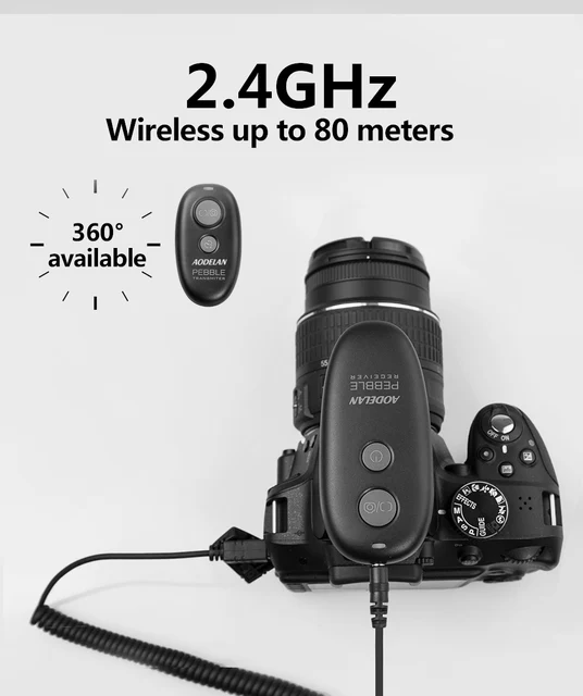 Telecomando Wireless AODELAN Per Fotocamera Canon - Scatto A Distanza 80m - Foto 11