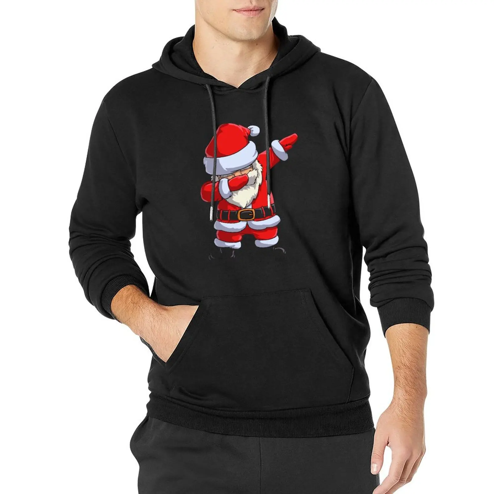 

Claus Christmas Funny Dab X-mas Loose Hoodies Male Dabbing Santa Streetwear Pullover Hoodie Winter Kawaii Design Hooded Shirt