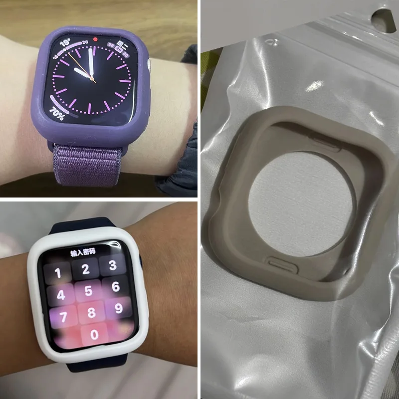 Premium Silicone Watch Case - Durable Accessory Bumper Protector Cover