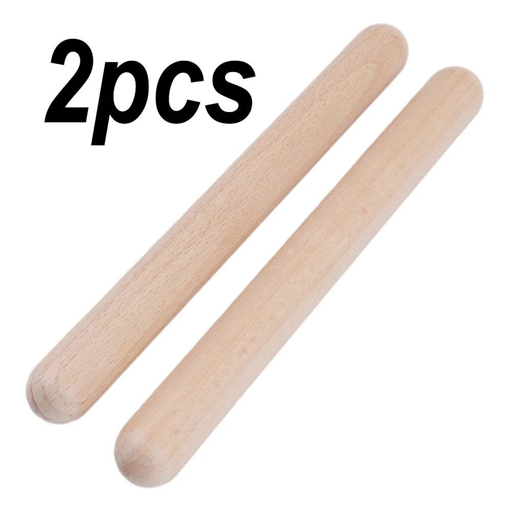 Description Picture 5 of item2x Classic Claves Rhythm Sticks Wooden Drum Sticks Classic Claves Percussion Instrument Children Musical Toy Rhythm Learning