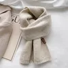 2024 Ladies Cashmere Blend Scarf Women Winter Luxury Solid Color Shawl Wraps Female Warm Thick Wool Neckerchief Blanket Pashmina 1