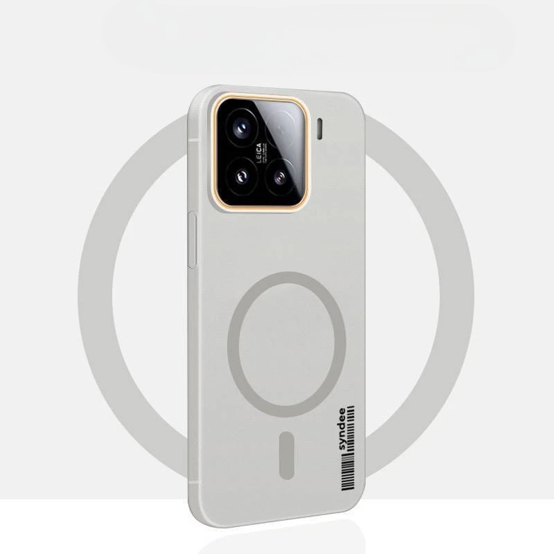 Slim Clear PC Wireless Charge Magnetic Case - Ultra Luxury Shockproof Bumper Cover