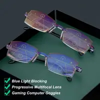 Intelligent Zoom Anti-blue Light Reading Glasses Frameless Cutting Edge Presbyopic Glasses Men and Women Presbyopic Glasses 4