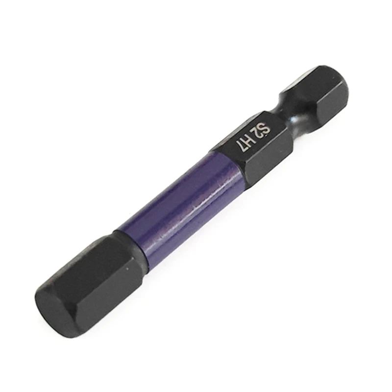 Inbusschlüssel-Bits Set - 10 Stück, H2.5, 1/4 Zoll Sechskant, S2 Stahl, Magnetisch, 5,1 Cm Lang