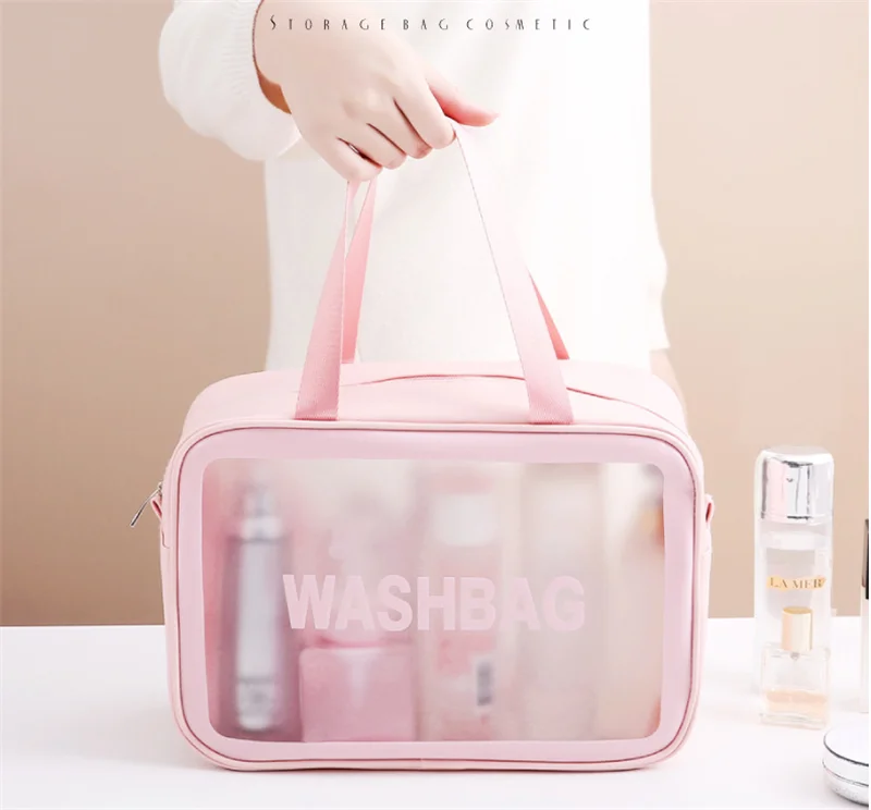 Tragbarer Reise wasch beutel für Damen, transparent, wasserdicht, Aufbewahrung beutel für kosmetische Organizer, Frauen – Detail 5