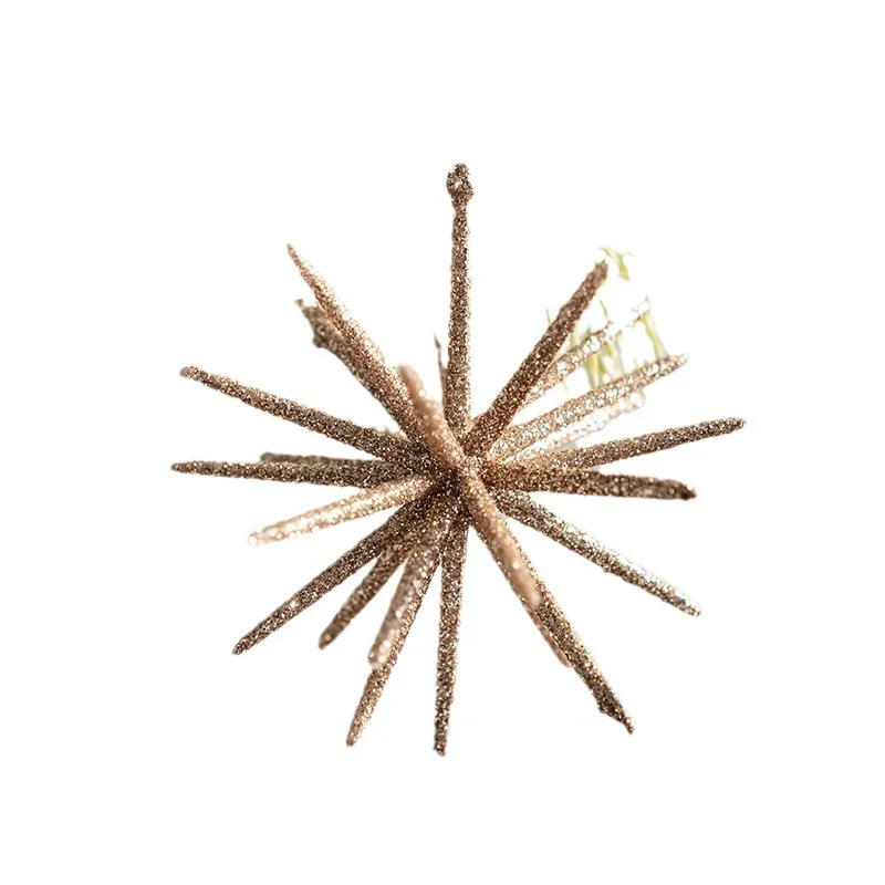 Transparent Hangging Christmas Tree Star Pendant Photographic Props Party Supplies Xmas Ornament Exploding Star