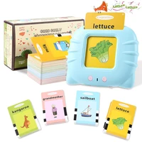 Kids Learning English Word Flash Cards Reading Talking Machine Montessori Educational Sight Words Game Toy for Toddlers Gifts 1