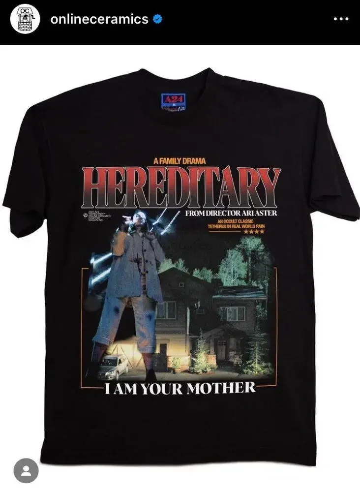 A24 x Online Ceramics NEW XXL Hereditary Shirt Midsommar Uncut