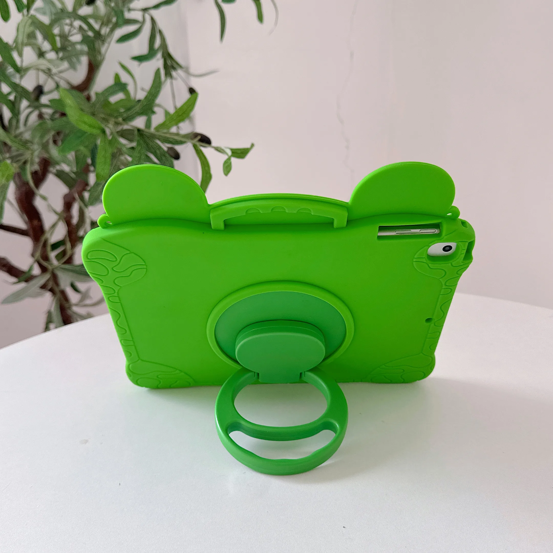 Cartoon Silicone Kids Stand Tablet Case