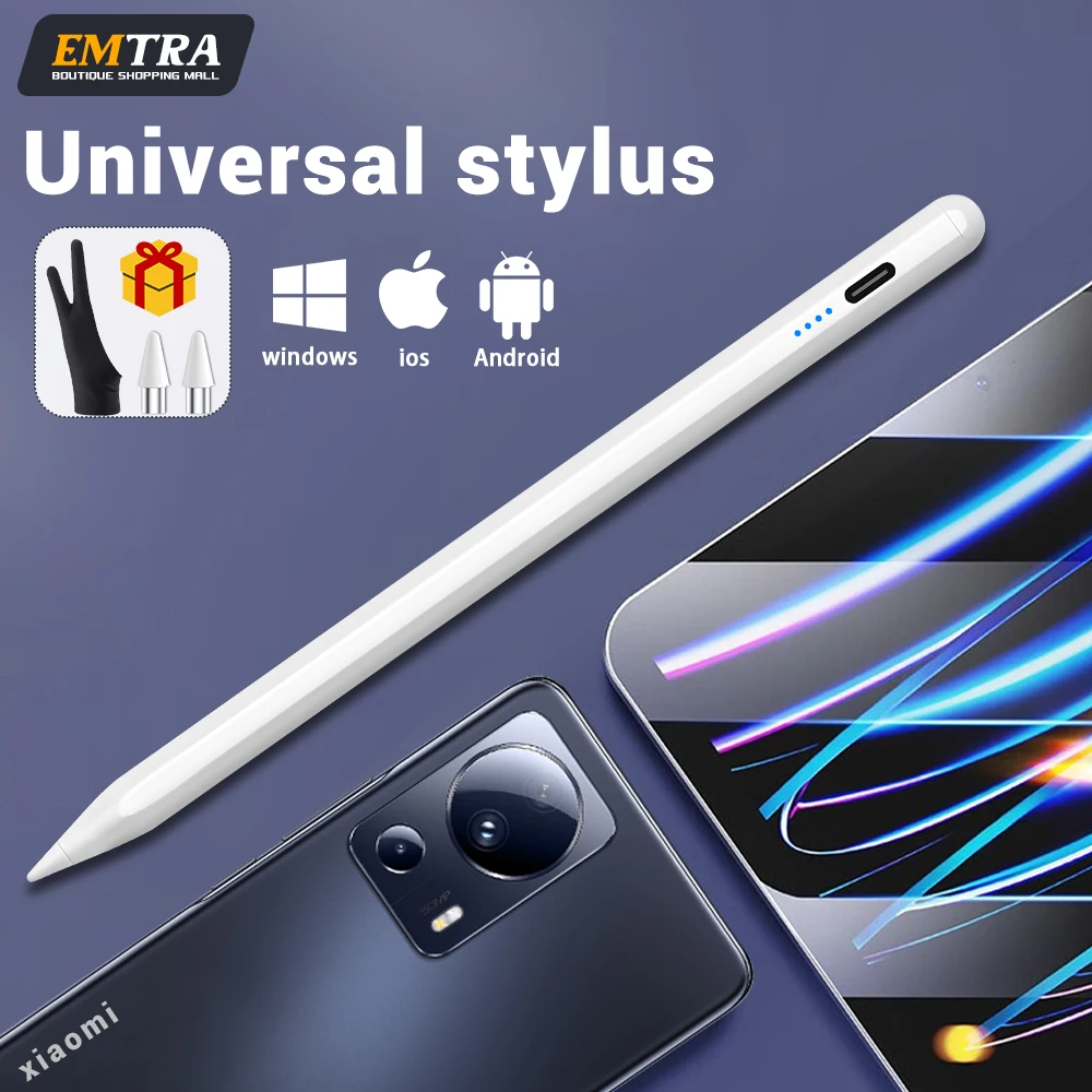 Pencil Lápiz Stylus Universal Para iPad - Android Y Windows